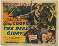 1a144 REAL GLORY TC 1939 Gary Cooper, the story of a U.S. Army doctor's adventures!