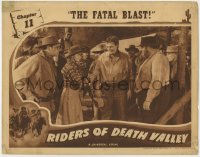 1a777 RIDERS OF DEATH VALLEY chapter 11 LC 1941 Jeanne Kelly & men in camp accuse guy!
