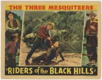 1a778 RIDERS OF THE BLACK HILLS LC 1938 3 Mesquiteers, Livingston, Corrigan & Terhune, Bud Osborne!