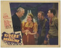 1a779 RIDERS OF THE DEADLINE LC #1 1943 pretty Frances Woodward w/William Boyd as Hopalong Cassidy!