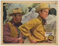 1a791 ROLL ALONG COWBOY LC 1937 western cowboy hero Smith Ballew has gun pointed at back!