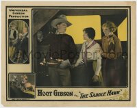 1a802 SADDLE HAWK LC 1925 Hoot Gibson keeps his cool with two pretty women!