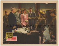 1a824 SECRET AGENT OF JAPAN LC 1942 Preston Foster, Lynn Bari & others in Japanese office!