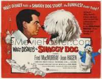 1a158 SHAGGY DOG TC 1959 Disney, Fred MacMurray in the funniest sheep dog story ever told!