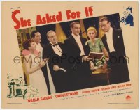 1a841 SHE ASKED FOR IT LC 1937 writer & pretend detective solves his uncle's murder!