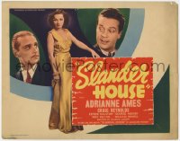 1a165 SLANDER HOUSE TC 1938 full-length sexy Adrianne Ames between Craig Reynolds & George Meeker!