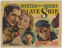 1a166 SLAVE SHIP TC 1937 images of Warner Baxter, Wallace Beery, Mickey Rooney, Elizabeth Allan!