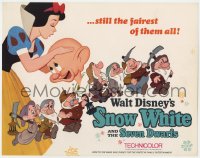 1a170 SNOW WHITE & THE SEVEN DWARFS TC R1967 Walt Disney animated cartoon fantasy classic!