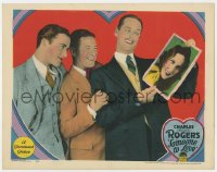1a857 SOMEONE TO LOVE LC 1928 Buddy Rogers looking at picture of ex-girlfriend Mary Brian, rare!