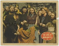 1a859 SONG OF BERNADETTE LC 1943 woman kneeling in front of Anne Revere, Yurka & Jennifer Jones!