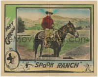 1a864 SPOOK RANCH LC 1925 Hoot Gibson, The King of Western Stars, close up on his horse!