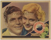 1a883 SWEETHEART OF SIGMA CHI LC 1933 wonderful super close-up of Mary Carlisle & Buster Crabbe!