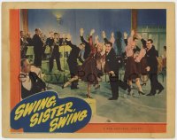 1a885 SWING SISTER SWING LC 1938 Ken Murray, Johnny Downs, Kathryn Kane, dancing!