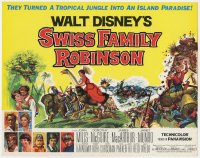 1a185 SWISS FAMILY ROBINSON TC 1960 John Mills, James MacArthur, Janet Munro, Disney classic!