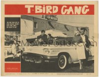 1a886 T-BIRD GANG LC #3 1959 Jack Nicholson, punks & hot babe around a classic Ford Thunderbird