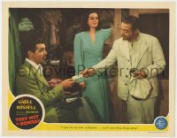 1a905 THEY MET IN BOMBAY LC 1941 Peter Lorre gives Clark Gable & Rosalind Russell his word!