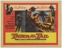 1a201 TIGER BY THE TAIL TC 1958 Larry Parks in the hot money mob's hottest story, Cross-Up!