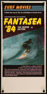 1b089 FANTASEA '84 Aust daybill 1984 great close up surfing photo, a blast of ocean fever!