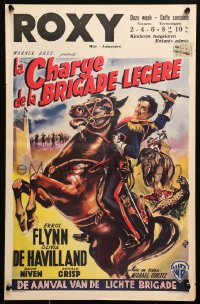1b196 CHARGE OF THE LIGHT BRIGADE Belgian R1950s Errol Flynn, Olivia De Havilland, Michael Curtiz