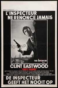 1b199 ENFORCER Belgian 1977 best c/u of Clint Eastwood as Dirty Harry by Bill Gold!