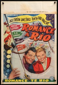 1b212 ROMANCE ON THE HIGH SEAS Belgian 1948 1st Doris Day, Jack Carson, Don DeFore, Janis Paige!