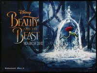 1b315 BEAUTY & THE BEAST teaser DS British quad 2017 Walt Disney, great image of The Enchanted Rose!