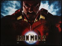 1b338 IRON MAN 2 teaser DS British quad 2010 Marvel, directed by Jon Favreau, Robert Downey Jr!