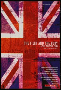 1b306 FILTH & THE FURY English 1sh 2000 Julien Temple's Sex Pistols punk rock documentary!