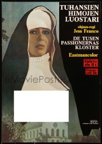 1b042 LOVE LETTERS OF A PORTUGUESE NUN Finnish 1979 Jesus Franco nunsploitation, topless nun!