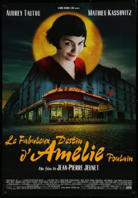 1b751 AMELIE French 27x39 2001 Jean-Pierre Jeunet, close-up of Audrey Tautou by Laurent Lufroy!