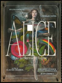 1b677 ALICE OR THE LAST ESCAPADE French 23x31 1977 Chabrol's Alice ou la derniere fugue, Landi!