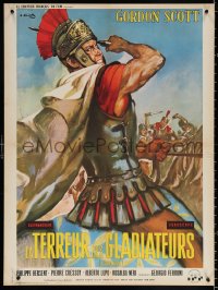 1b688 CORIOLANUS: HERO WITHOUT A COUNTRY French 24x32 1964 Ciriello art of Gordon Scott!