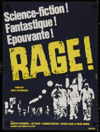 1b730 RABID French 23x30 1977 David Cronenberg, Marilyn Chambers, zombie thriller, Landi art!