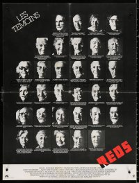 1b731 REDS French 24x31 1982 Warren Beatty as John Reed & Diane Keaton in Russia!