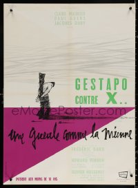 1b732 RENDEZVOUS French 23x31 1960 Une Gueule Comme La Mienne, art of Clair Maurier, Paul Guers!