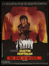 1b734 STRAW DOGS French 23x31 1972 directed by Sam Peckinpah, Dustin Hoffman, cool different image!