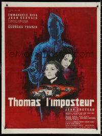 1b738 THOMAS THE IMPOSTOR French 24x32 1964 Jean Cocteau, Thomas l'imposteur, Jean Mascii art!