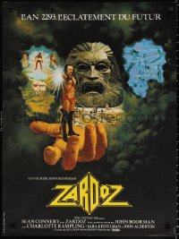 1b750 ZARDOZ French 23x31 1974 Sean Connery, directed by John Boorman, artwork by Ron Lesser!