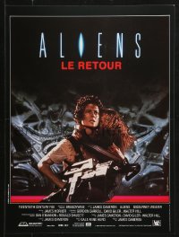 1b753 ALIENS French 15x21 1986 James Cameron, close up of Sigourney Weaver carrying Carrie Henn!