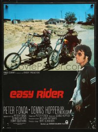 1b766 EASY RIDER French 16x21 R1980s Peter Fonda, motorcycle biker classic directed by Dennis Hopper