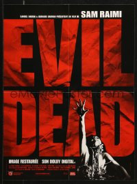 1b768 EVIL DEAD French 16x21 R2003 Sam Raimi cult classic, horror art of girl grabbed by zombie!