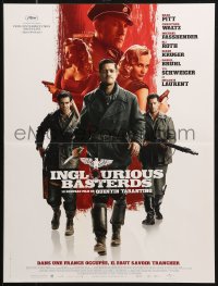 1b782 INGLOURIOUS BASTERDS French 16x21 2009 Quentin Tarantino, Brad Pitt, Waltz, Roth, top cast!