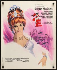 1b823 WOMAN TIMES SEVEN French 18x22 1967 different art of sexy Shirley MacLaine by Boris Grinsson!