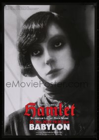 1b159 HAMLET German R2018 great close-up image of Asta Nielsen in the title role!