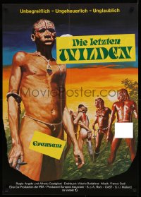 1b163 LAST SAVAGE German 1979 Addio ultimo uomo, Italian pain documentary!