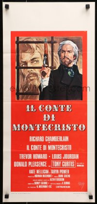 1b394 COUNT OF MONTE CRISTO Italian locandina 1976 art of Richard Chamberlain in the title role!