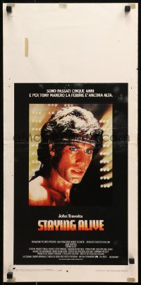 1b400 STAYING ALIVE Italian locandina 1983 Stallone, John Travolta in Saturday Night Fever sequel!