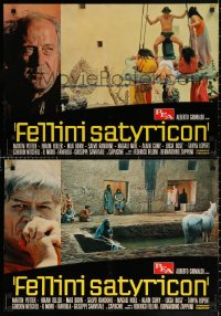 1b406 FELLINI SATYRICON group of 10 Italian 19x26 pbustas 1970 Federico's Italian cult classic!