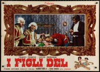 1b404 I FIGLI DEL LEOPARDO Italian 27x38 pbusta 1965 Sergio Corbucci military comedy!