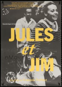 1b844 JULES & JIM Japanese 29x41 R2001 Francois Truffaut's Jules et Jim, Jeanne Moreau, Oskar Werner